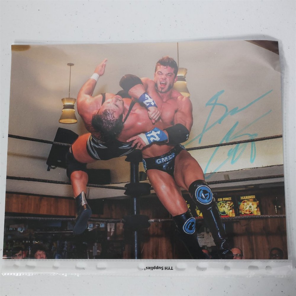Brian Cage Autograph 10x8 Photo AEW